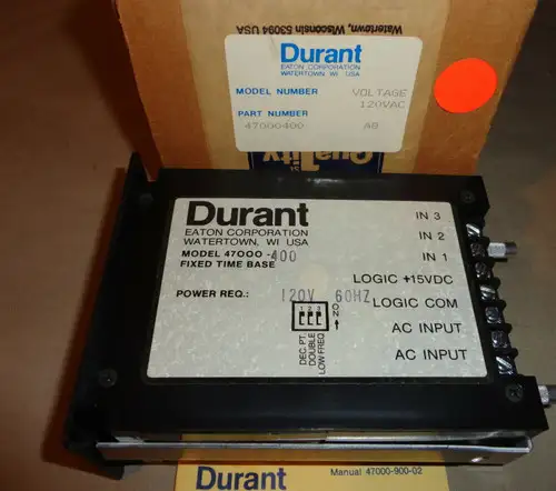 Durant 47000400 Meter 120Vac 47000-400 Ratemeter