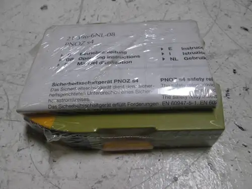 Pilz Pnozs424Vdc3N/O1N/C Safety Relay