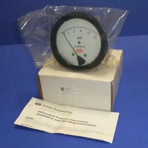 Orange Research Differential Pressure Gauge 1203Pgs-1C-4.5B-B
