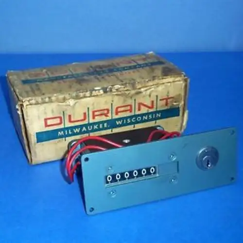 Durant 115Vac 7W Panel Mount Electric Counter 6-Y-12-Rmf-Pm-U