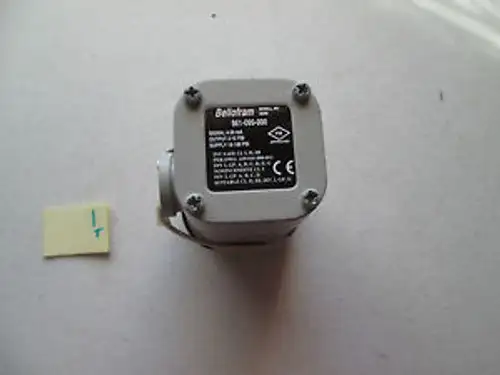 Bellofram Pressure Transducer 961-099-000 4-20 Ma 3-15 Psi 181-1