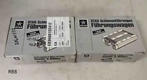 2 Star Ball Rails Version Linear Bearing Runner Block 6.5 X 5 1603-413-10