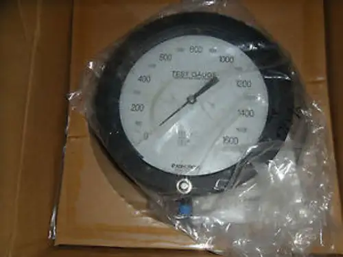 Test Gauge Ashcroft #85-1082-As-02L-8 1/2 Dial 0-1600 Kpa 232 Psi