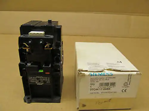 1 Siemens 3Tc44-17-0Ab4 3Tc44170Ab4 24V Dc Contactor 3Tc4417-0Ab4
