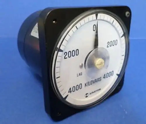 Varmetro Kratos a 3 fasi e 4 fili A C 4000-0-4000 Kilovar