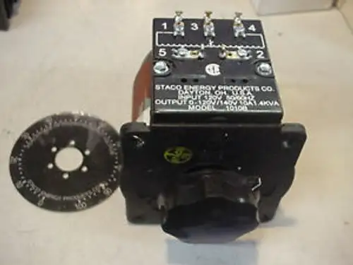 Staco 1010B 10Amp 0-120V/0-140V autotransformator