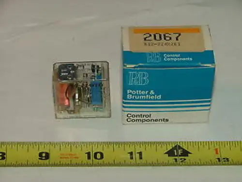 Potter & Brumfield R12-224X2E1 2 วินาที รีเลย์หน่วงเวลา