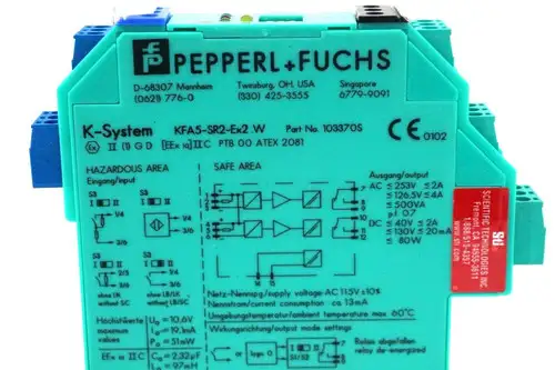 Pepperl Fuchs Kfa5-Sr2-Ex2.W Kfa5-Sr2-Ex2W Kfa5Sr2Ex2W relé