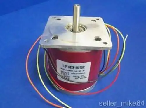 Pacific Scientific E32Nrht-Lnf-Ns-00 65 Volts 3/8 Shaft 1.8?? Step Motor Nnb