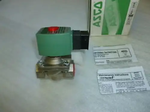 Asco 3/4 Sc8210G088 8210G88 S.S. Air/Water Solenoid Valve 24 Vdc A505