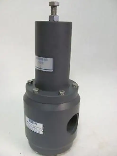 Plast-O-Matic Pr150Ep-Pv 1-1/2 Npt Pressure Regulator Valve Pvc 5-50 Psi