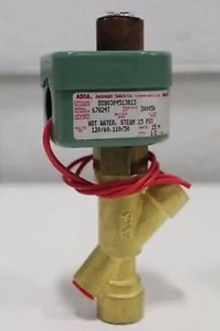 Asco Dx80304513813 Equivalent Water Steam Drain Solenoid Valve 1/2 Fpt 110/120V