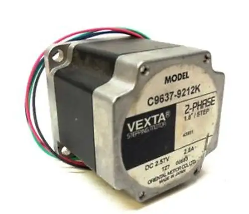 Vexta Stepping Motor C9637-9212K 2 Phase 1.8 Deg / Step 2.8A Dc 2.57 2.8A