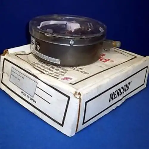Mercoid 1/4 Npt 440V 60 Psig Bourdon Tube Pressure Switch Da-31-3-5