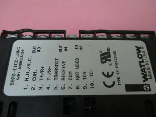 Watlow 997D-11Cc-Jurg Dual Channel Digital Temperature Controller Display