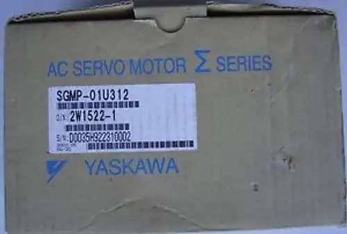 Yaskawa Sgmp-01U312 100 Wats 200 Volts O.89 Amp Ac Servo Motor