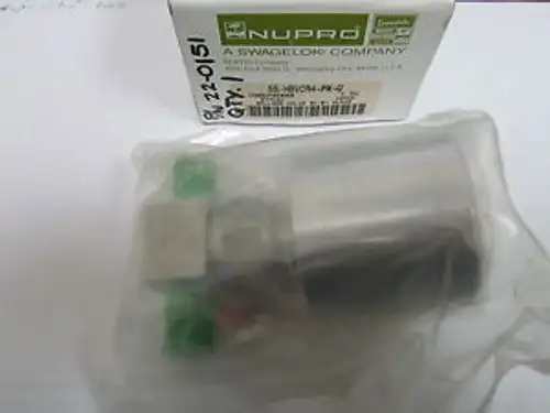 Nupro Swagelok Ss-Hbvcr4-Px-0 High Pressure Pneumatic Bellows Valves