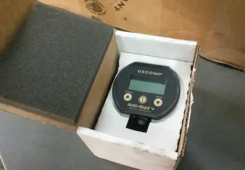 Cecomp Digi-Max Digital Gauge Model F22Bbl Vacuum / Pressure 6Dnd7
