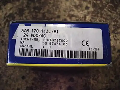 Schmersal Azm 170-11Zi/B1 Quantity 24Vdc/Ac Safety Solenoid Interlock