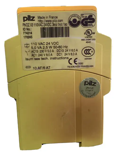 Pilz Pnoz X3 774310 Safety Relay