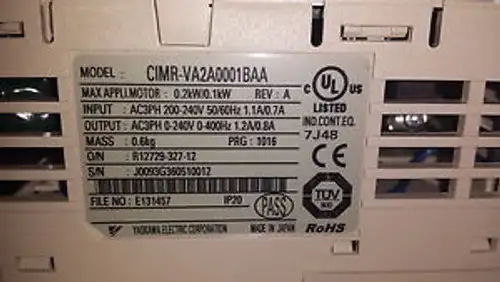 Yaskawa Cimr-Va2A0001Baa