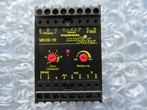 Turck Ms25-10 Multisafe Unit 120 Volts