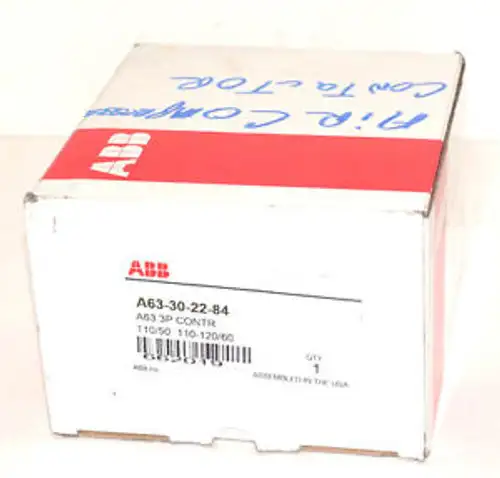Abb A63-30-22-84 Contactor A63302284