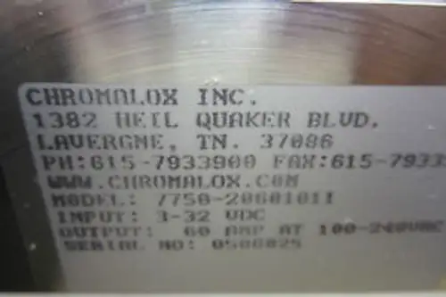 Chromalox 7750-20601011Solid State Contactor 775020601011