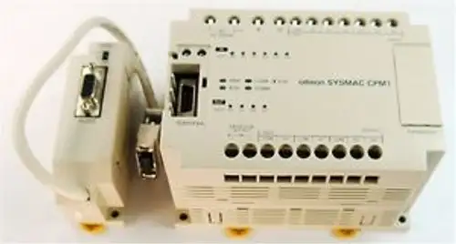 Omron Cpm1-10Cdr-A Cpm1-Cif01 Plc With Rs232 Interface Unit
