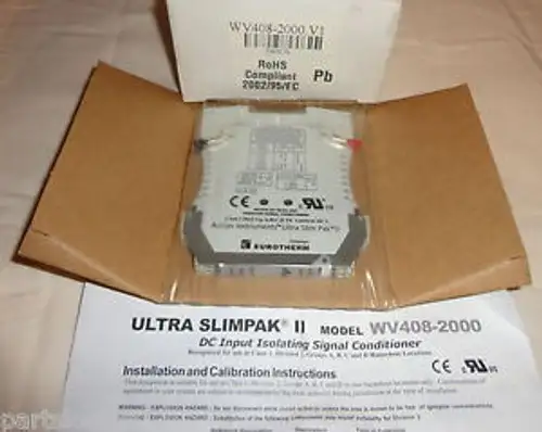 Eurotherm Controls Wv408-2000.V1 Signal Er Wv4082000.V1 Wv408