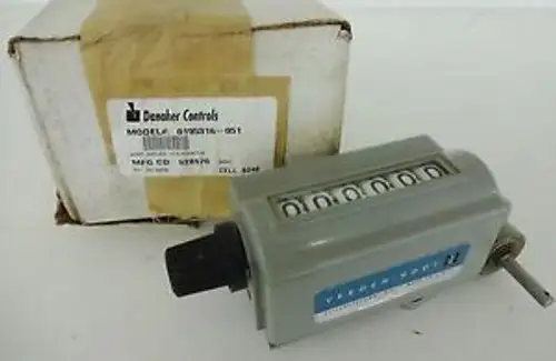 Danaher Controls Model# 0195316-051 Veeder Root Worm Driven Viscounter Nos