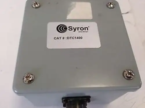 Syron Cat# Dtc1400 Sensor Cable Junction Fi