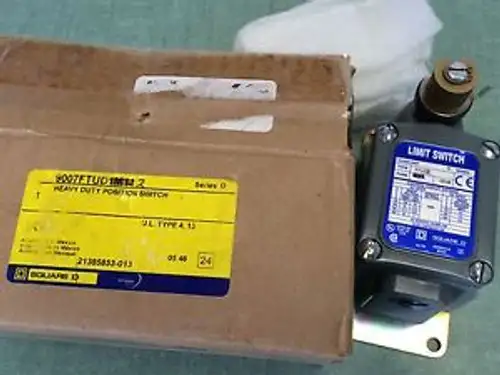 Old Square D Ftud2 Limit Switch Foundry Spdt Cw Spg Return 9007-Ftud2 Cx