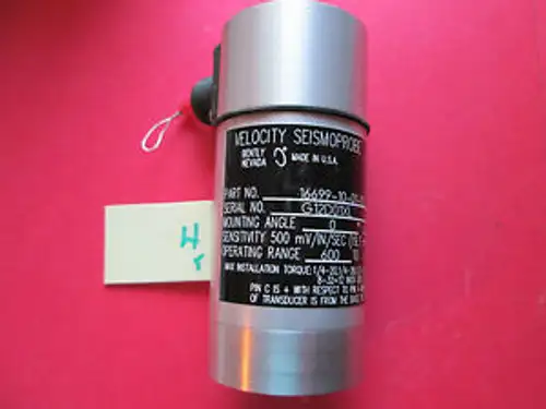 Velocity 16699-10-01-02 Wl12-2 Seismoprobe Vibrator Sensor