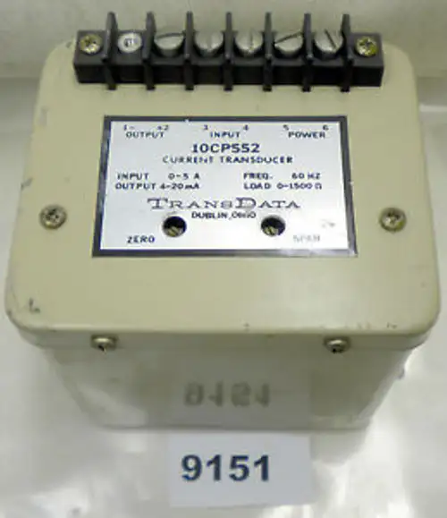 9151 Transdata Current Transducer 10Cp552