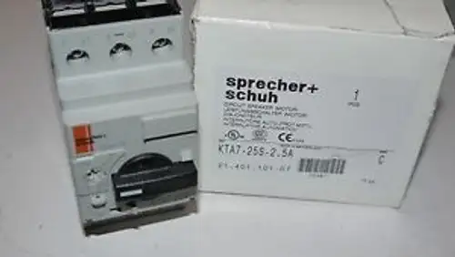 Sprecher + Schuh Kta7-25S-2.5A Series C 斷路器電機