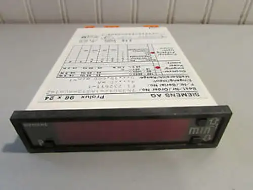 Siemens 7Nj3012-1Aa13-4Ca1-Z Prolux 96X24 Digital Display