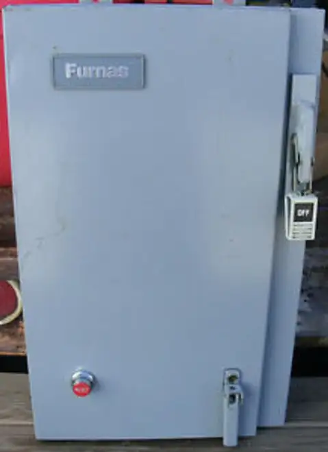 Furnas 25Cg320E2Fbt Combination Disconnect Reversing Starter Size 0 Id6827/B10-3