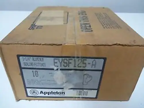 10 Appleton Eysf125-A 1-1/4 Aluminum Sealing Fittings