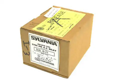 Sylvania 5U6-6-76 Pm Relay 5U6676