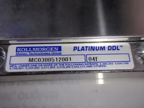 Kollmorgen Mc0300512001 Direct Drive Linear Magnet Way Mc030-0512-001