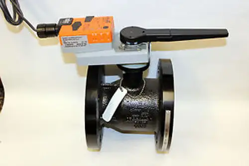 Belimo Model B6300S-110 3 Ball Valve And Arb24-Mft-5-14 Actuator