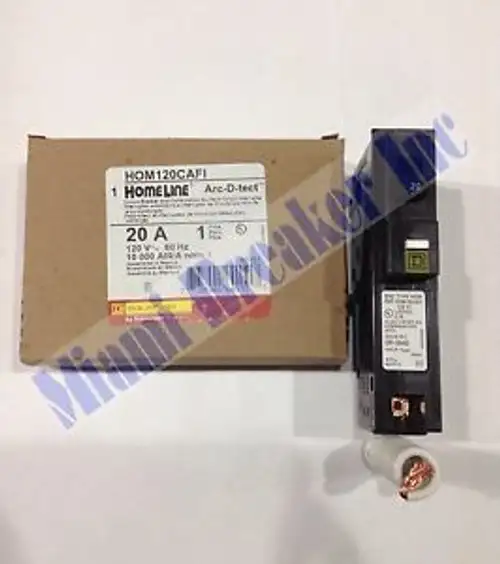 HOM120CAFI Square D HomeLine-Schutzschalter 1-polig 20 Amp 120V ( )