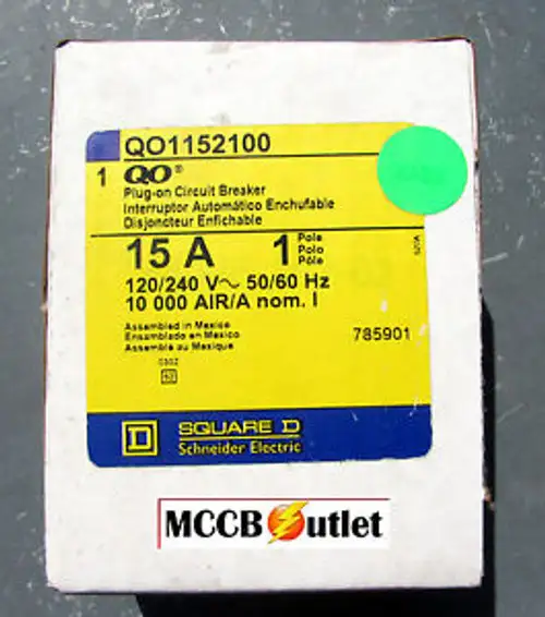 Neu IN - Square D QO115-2100 Stromkreisunterbrecher