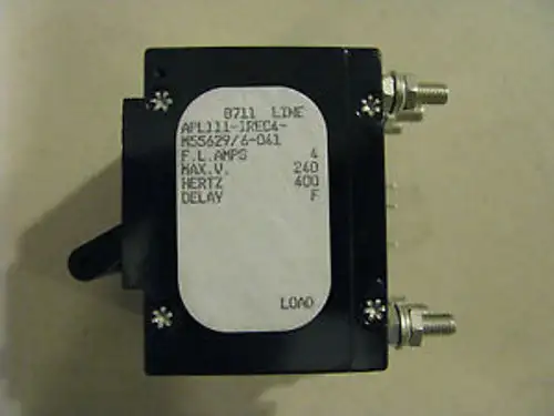 AIRPAX M55629/6-041 RELAY APL111 NSN 5925-00-434-1735