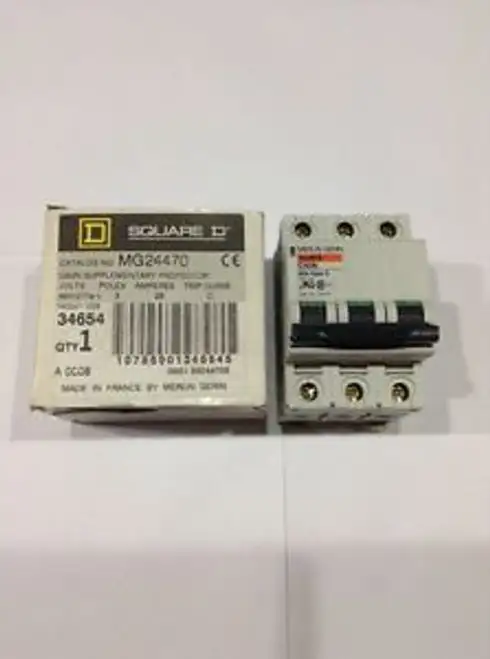 Mg24470 Square D C60N Zusätzlicher Schutzschalter 3-polig 25 Amp 480/277V