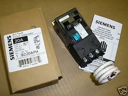 B220Afh Siemens Arc Fault Circuit Breaker -