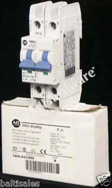 Allen Bradley 1489-A2C050 /A 2-Pole 5A 277Vac 微型斷路器