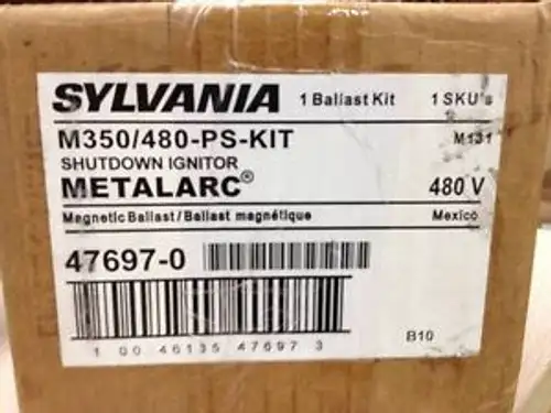 Sylvania M350/480-Ps-Kit #47697 Magnetic Ballast Kit 480V-M135/M155
