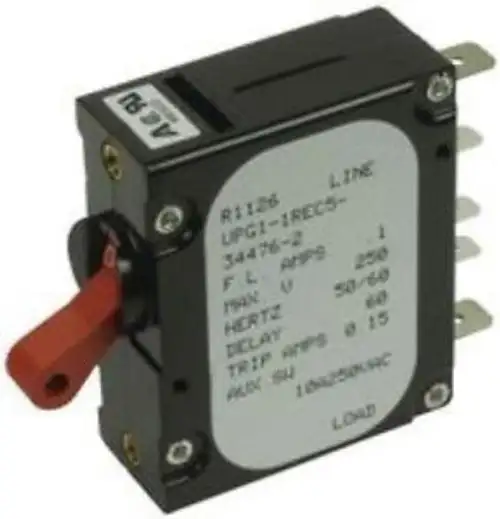 19K8910 Airpax Upg1-1Rec5-34476-2 Protector de circuito Hyd-Mag 1P 277V